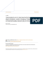 The Rheology Degradation Processing and Characterization of Re