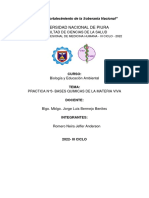 Informe de Practica N°3 - Bases Quimicas de La Materia Viva.