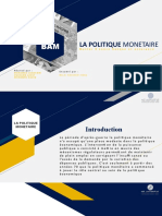 La Politique Monetaire