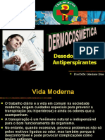 DERMOCOSMÉTICOS 5 - Desodorantes e Antiperspirantes