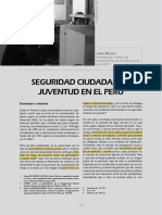 Seguridad Ciudadana y Juventud en El Perú