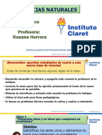 CIENCIAS 4° Básico 1 Elementos Vivos y No Vivos Que Componen Un Ecosistema 3 Al 28 Mayo