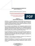 Reglamento de Anuncios Del Municipio de Santa Catarina Nuevo Leon