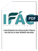 Conteudos Da Educacao Fisica Na Escola Nas Series Iniciais