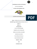 Edificaciones Trabajo 1 - Control de Calidad en Obras