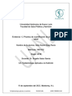 Evidencia 1 Práctica de Cuantificación de Los Problemas de Salud