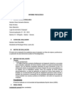 Informe Psicologico, Prueba Tamai