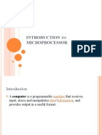 Introduction To Microprocessor