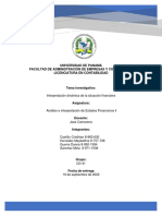 Interpretación, Dinámica de La Situación Financiera