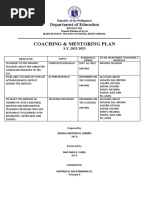 MRVNHS Mentoring Plan 2022