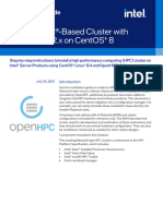 Use This Installation Guide To Install An HPC Cluster Using OpenHPC and Warewulf Open Source Software. Based On The Core Installation Recipes