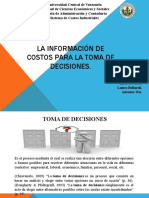 La Inforrmacion de Costos para La Toma de Decisiones