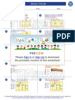 Worksheet Physics High School Electric Circuits 0