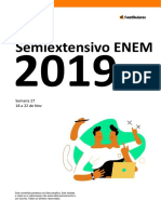 Semiextensivo ENEM: Semana 27 18 A 22 de Nov