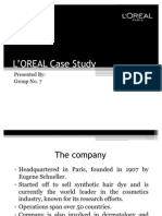 L'Oreal Case Study