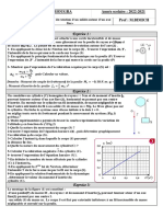 Série 14 Mouvement de Rotation D'un Solide Autour D'un Axe Fixe