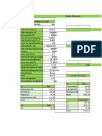 Costo Horario Maquinaria