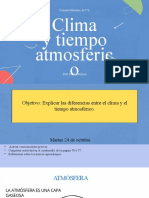 Clima y Tiempo Atmosferic O: Ciencias Naturales, de 7°A