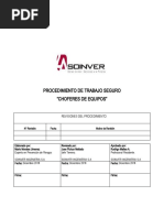 Procedimiento de Trabajo Seguro Choferes