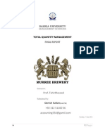 Murree Brewery (TQM) Total Quantity Management Final Report