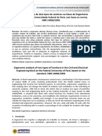 Analise Ergonômica de Dois Tipos de Carteiras No Bloco de Engenharia