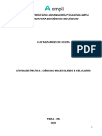 Atividade Prática - Ciências Moleculares e Celulares