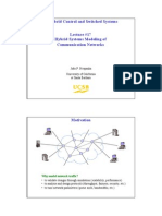 Hybrid Control and Switched Systems: Why Model Network Traffic?