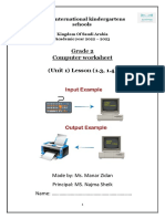 Worksheet (1.3, 1.4) G2