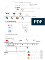 Evaluación de Lenguaje y Comunicación