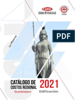 Catalogo Costos Regional Guadalajara 2021