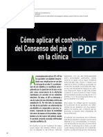 Pie Diabetico. Como Aplicar El Contenido Del Consenso Del Pie Diabetico en La Clinica