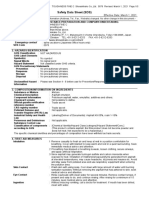 Safety Data Sheet (SDS) : TOUGHNESS FINE C Shosekikako Co.,Ltd. 0076 Revised: March 1, 2021 Page.1/5