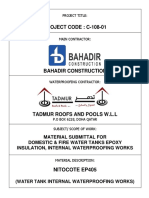 Fosroc Nitocote EP405 Technical Submittal