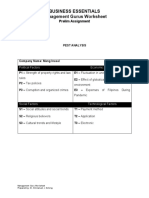 Pest Analysis