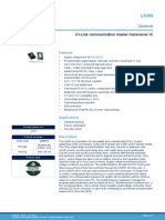 IO-Link Communication Master Transceiver IC: Features