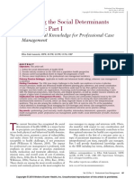 Managing The Social Determinants of Health Part 1 Fundamntal Knowlegde For Profesional Case Management