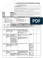 Planificación Diaria Lenguaje 2 Básico 2022