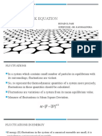 Fokker Planck Equation