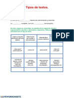 Tipos de Textos