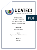 Órganos y Células Del Sistema Inmune
