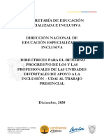 Directrices Retorno Progresivo Udai Al Trabajo Presencial