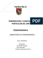 PRÁCTICA 3 Termodinámica 2022