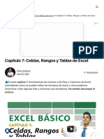 Capítulo 7 - Celdas, Rangos y Tablas de Excel - El Tío Tech