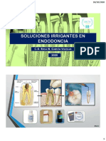 4 Soluciones Irrigantes en Endodoncia