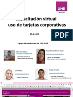 Capacitacion Uso de Tarjetas y Rendiciones