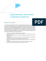 Especializacion, Intercambio y Sistema de Produccion