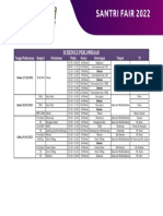 Schedule Perlombaan Santri Fair 2022