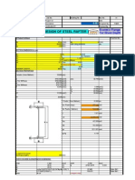 Design of Steel Rafter: Econmic Flange For Given Depth