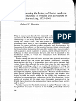 Thurston - Reassessing The History of Soviet Workers - Opportunities To Criticize and Participate in Decision-Making