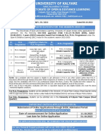 Directorate of Open & Distance Learning: Admission Notification For The Session 2022-23